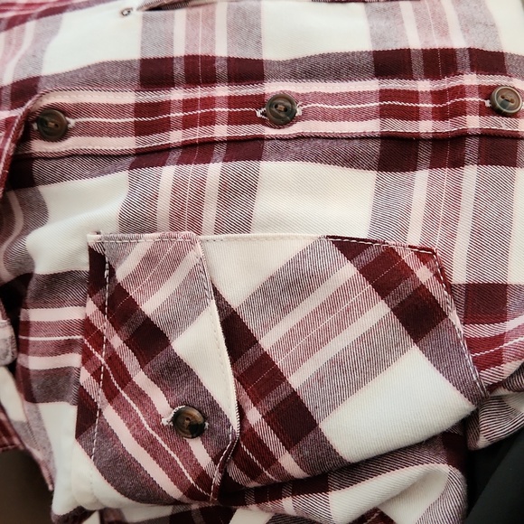 Sanctuary Boyfriend for Life Renegade Plaid Long Sleeve Button Front Relaxed Fit - Picture 13 of 16